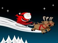 pic for santa cartoon 